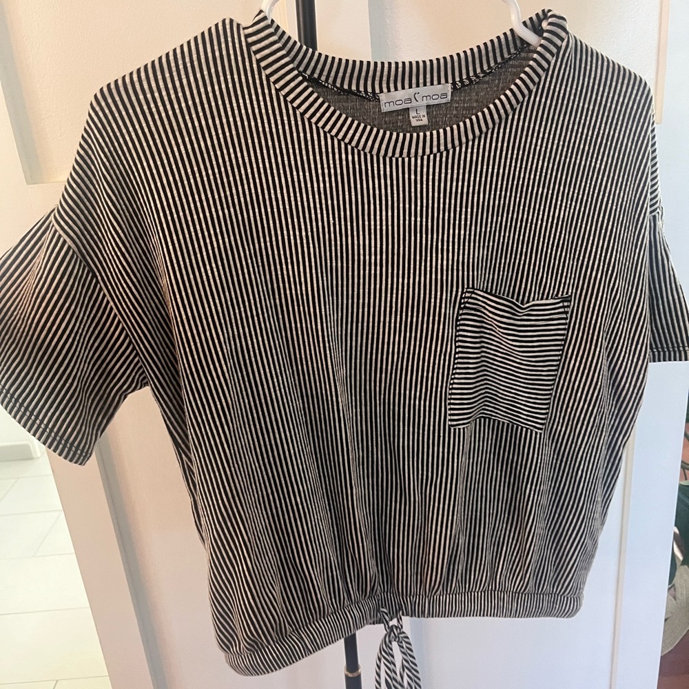 Women’s Crop Top | Cinch Waist | Size Large